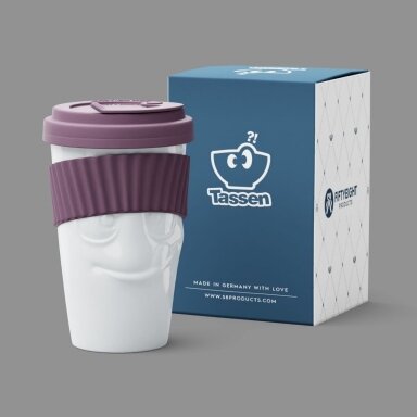 Puodelis išsinešimui Mug To Go Tasty - SKANU - vynuogė Puodelis išsinešimui Mug To Go Tasty - SKANU - vynuogė