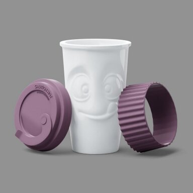 Puodelis išsinešimui Mug To Go Tasty - SKANU - vynuogė Puodelis išsinešimui Mug To Go Tasty - SKANU - vynuogė