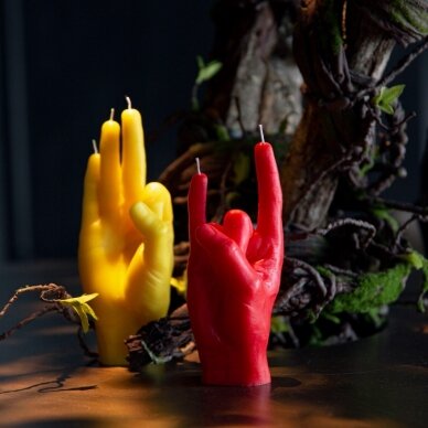 Tikros rankos dydžio CandleHand žvakė 4
