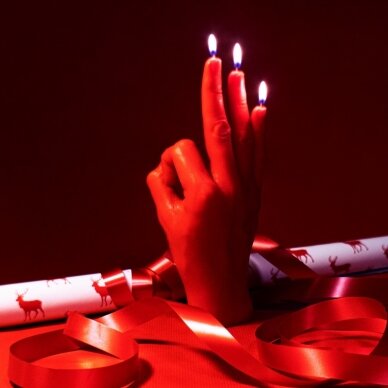 Tikros rankos dydžio CandleHand žvakė 5